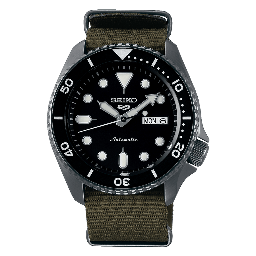 Seiko 5 Sports SRPD65K4 · Automático negro