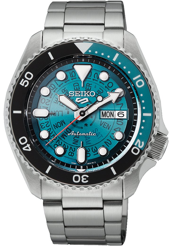 Seiko 5 Sports SRPJ45K1 Time Sonar · Automatic blue