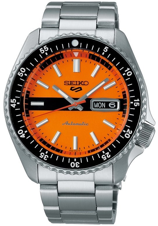 Seiko 5 Sports SRPK11K1 · Automático naranja