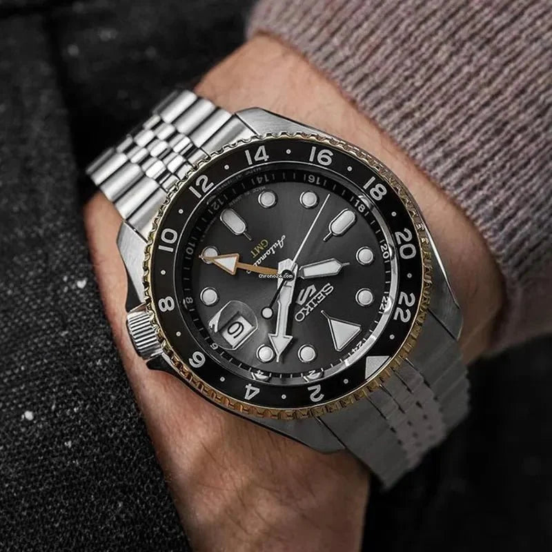 Seiko 5 Sports GMT SSK021K1 · Herren Automatikuhr