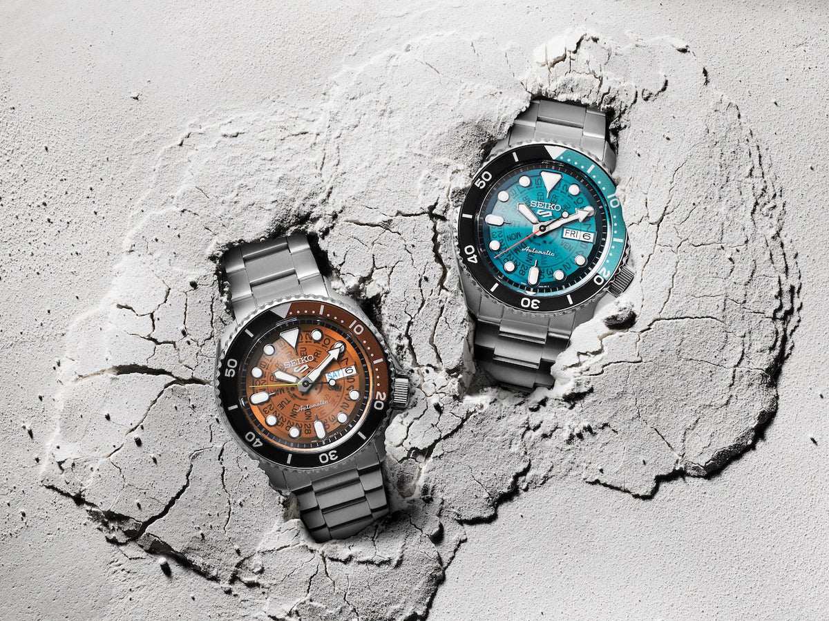 Seiko 5 Sports SRPJ45K1 Time Sonar · Automático azul