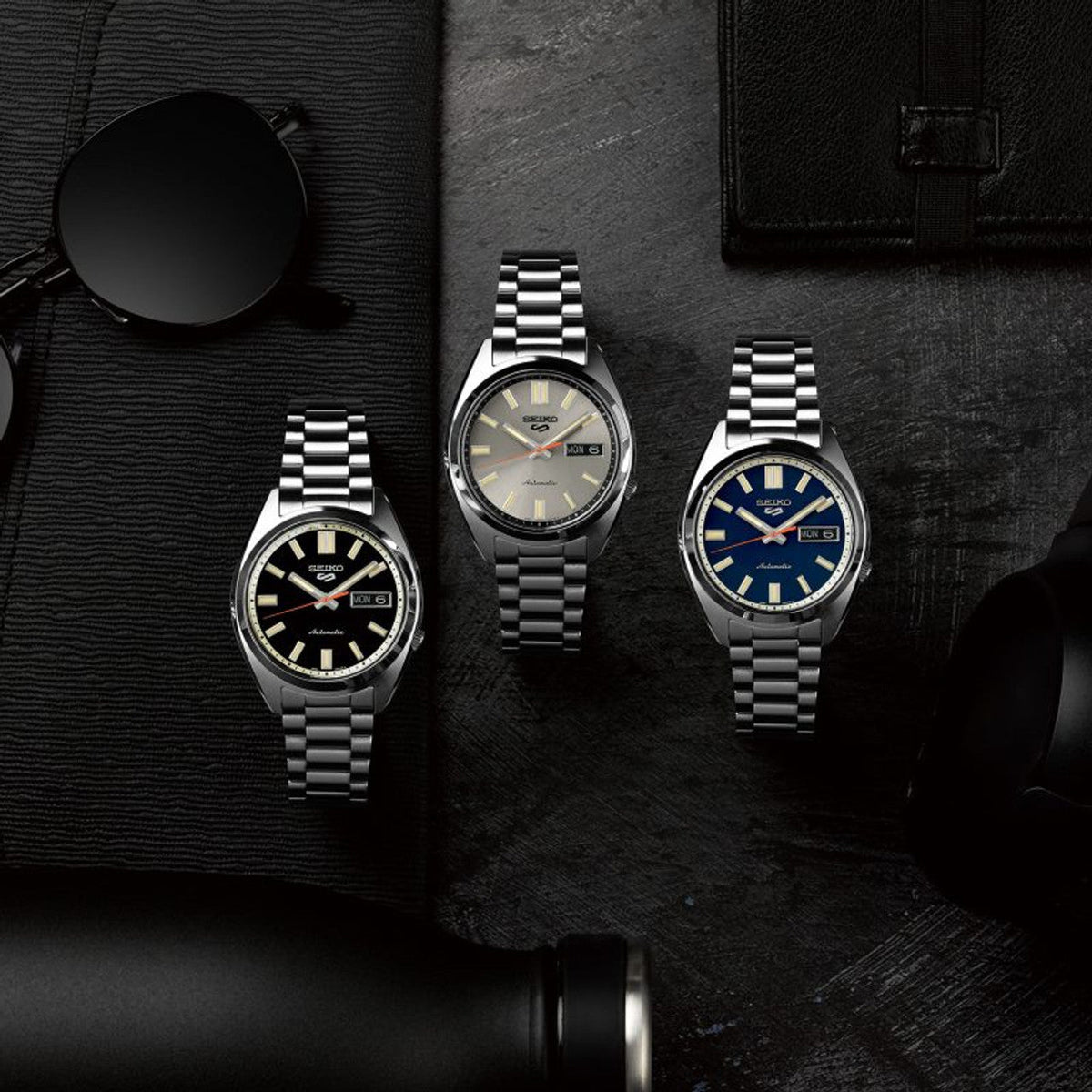 Seiko 5 Sports SNXS SRPK87K1 · Automático azul