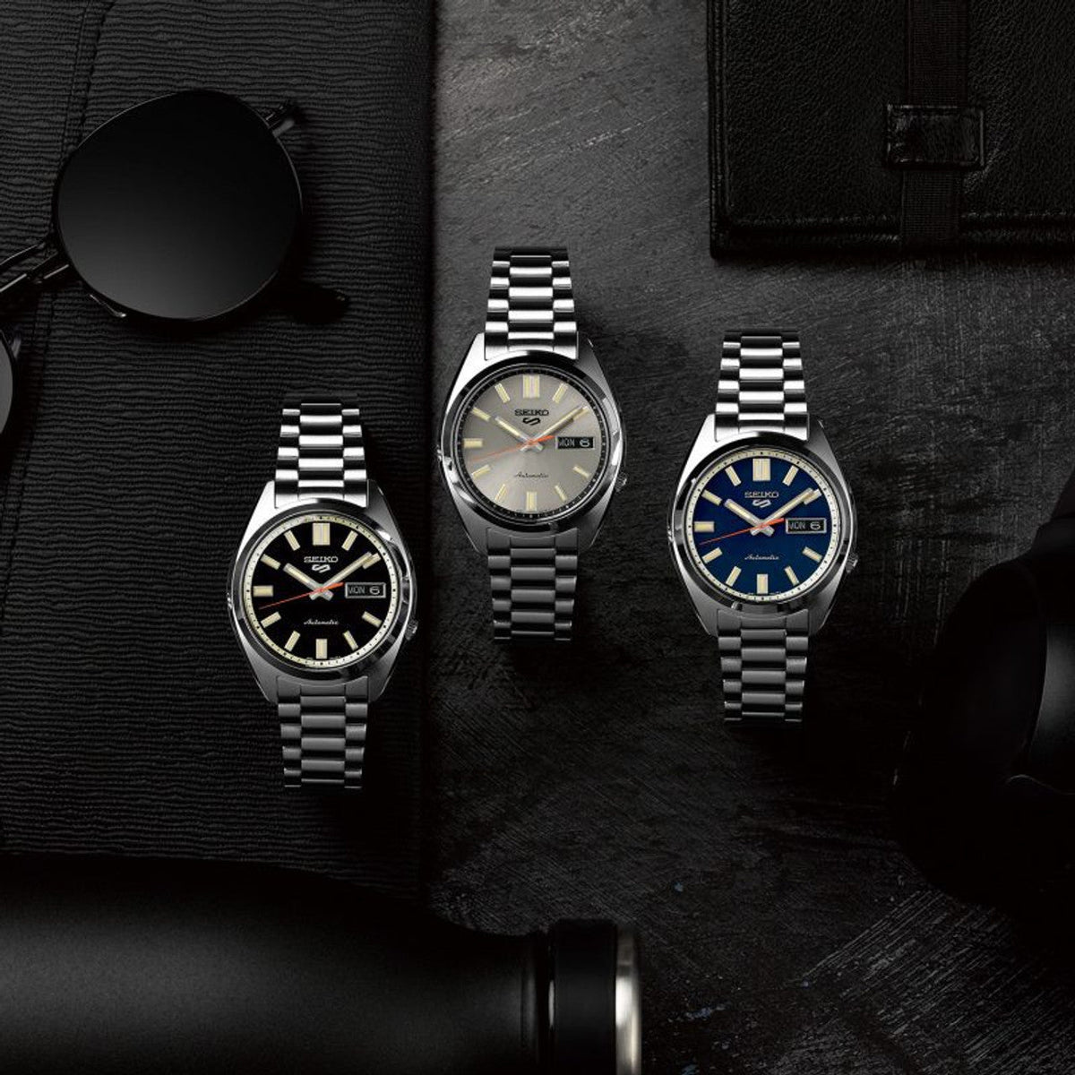 Seiko 5 Sports SNXS SRPK89K1 · Black Automatic