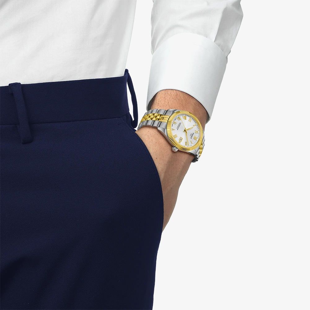 Tissot Ballade Powermatic 80 COSC T156.408.22.033.00 · Bicolor