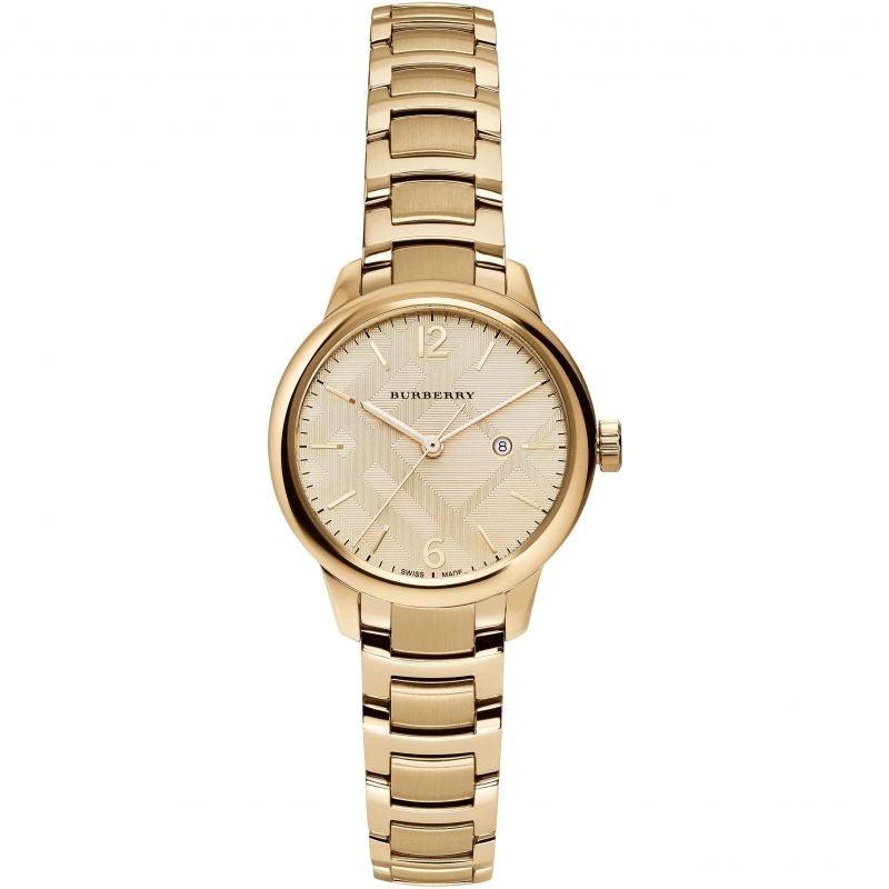 Burberry BU10109 The Classic · Reloj de mujer dorado