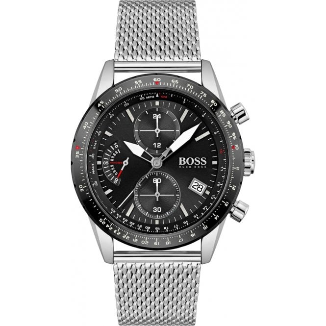 Hugo Boss Pilot HB1513886 · Cronógrafo negro