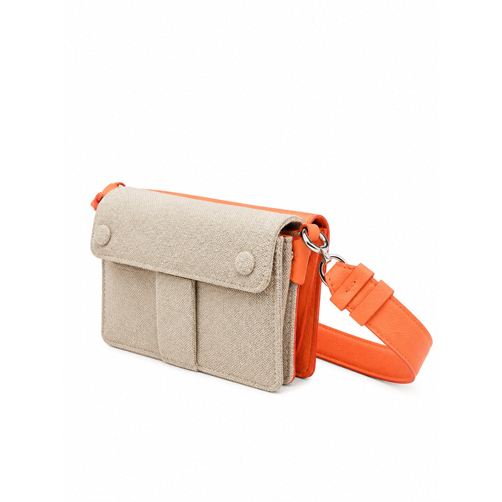 Maison Margiela · Bolso New Lock Horizontal 2WAY naranja