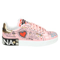 Dolce & Gabbana · Rosa Portofino Graffiti Sneaker