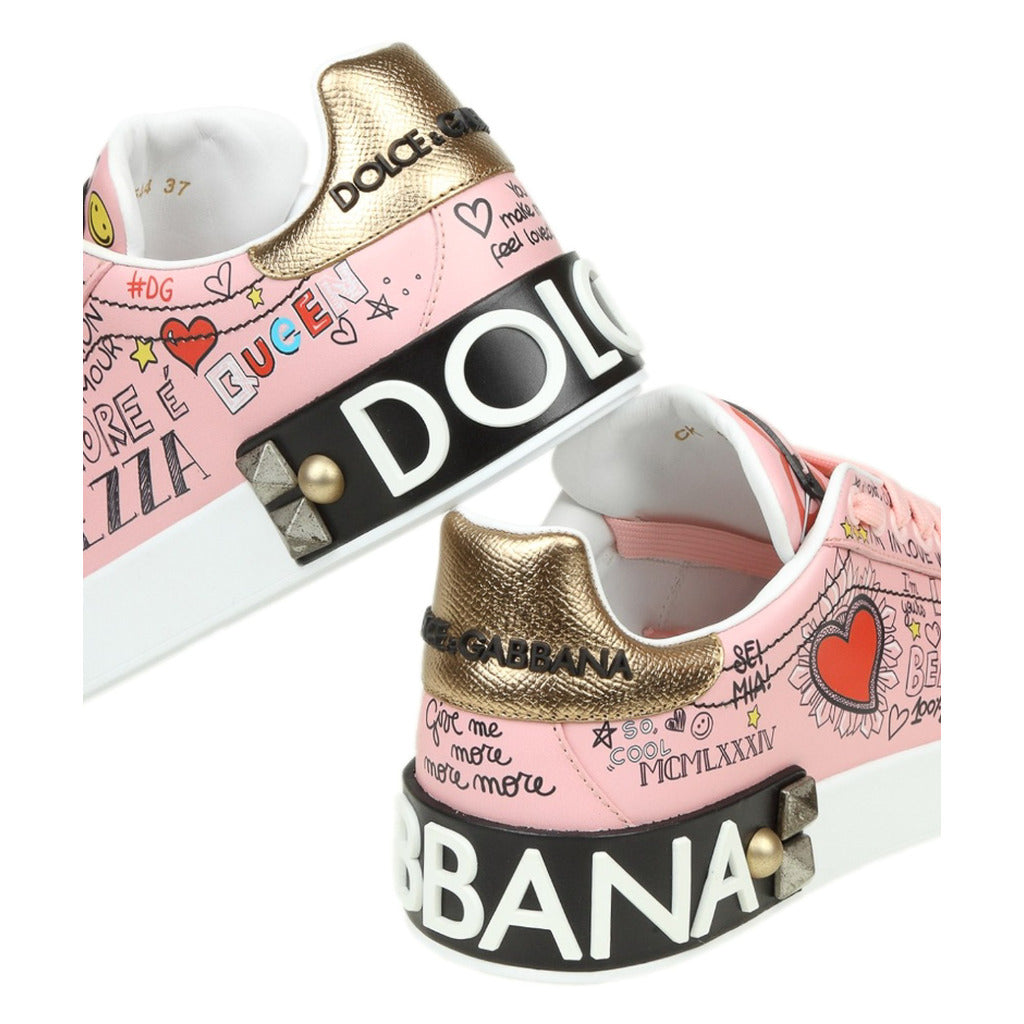 Dolce & Gabbana · Baskets Portofino Graffiti roses
