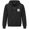 Dolce & Gabbana Men's Logo Zip Hoodie – Black