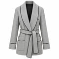 Dolce & Gabbana · Grauer Kaschmir-Mantel für Herren