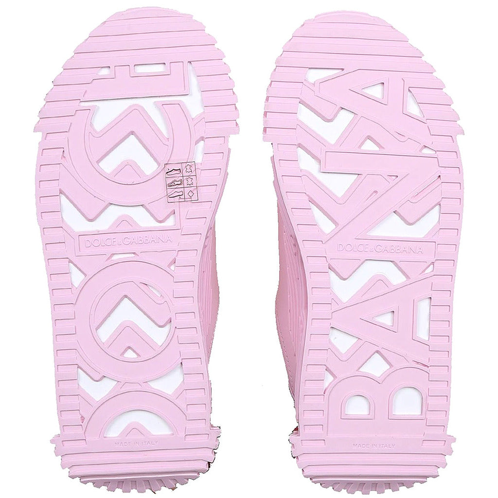 Dolce & Gabbana · Pink Nappa Sneakers