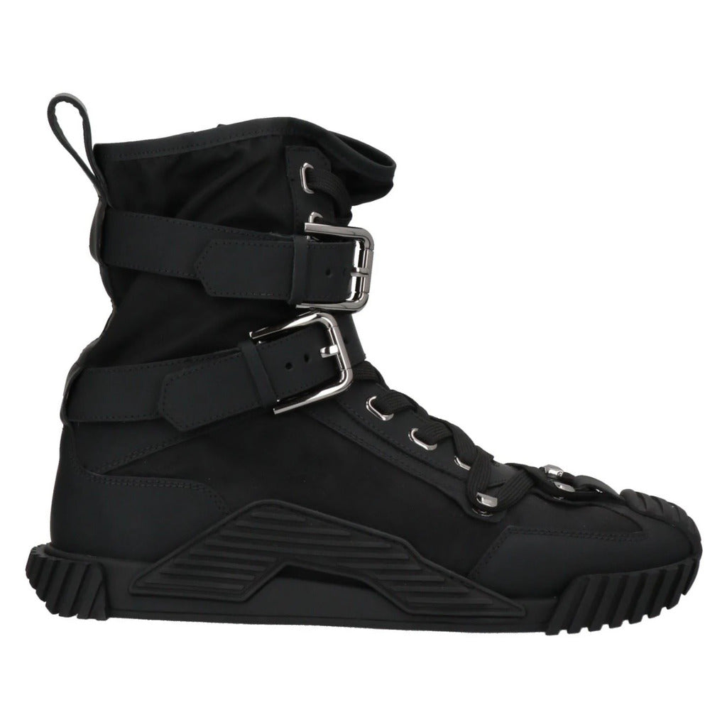 Dolce & Gabbana · Sneakers alte in nylon nero