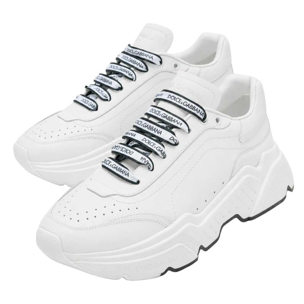 Dolce & Gabbana · Baskets en nappa blanc