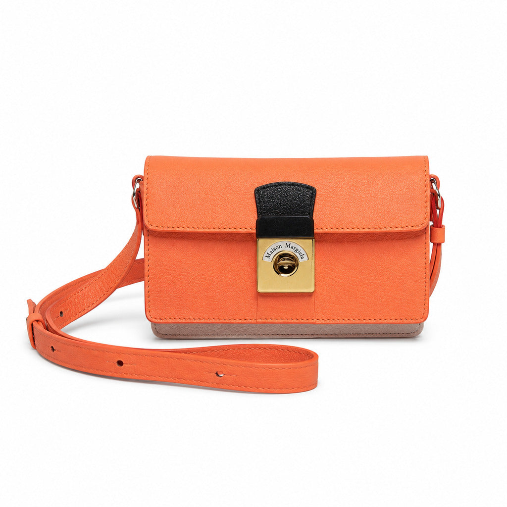 Maison Margiela · Bolso New Lock Horizontal 2WAY naranja