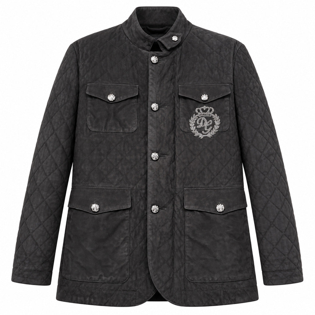 Dolce & Gabbana · Gesteppte Lammfelljacke