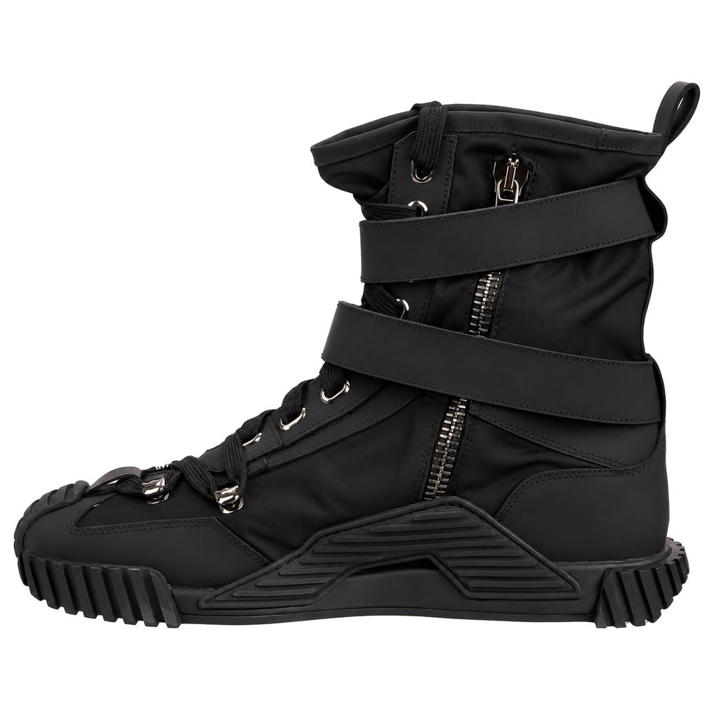 Dolce & Gabbana · Sneakers alte in nylon nero