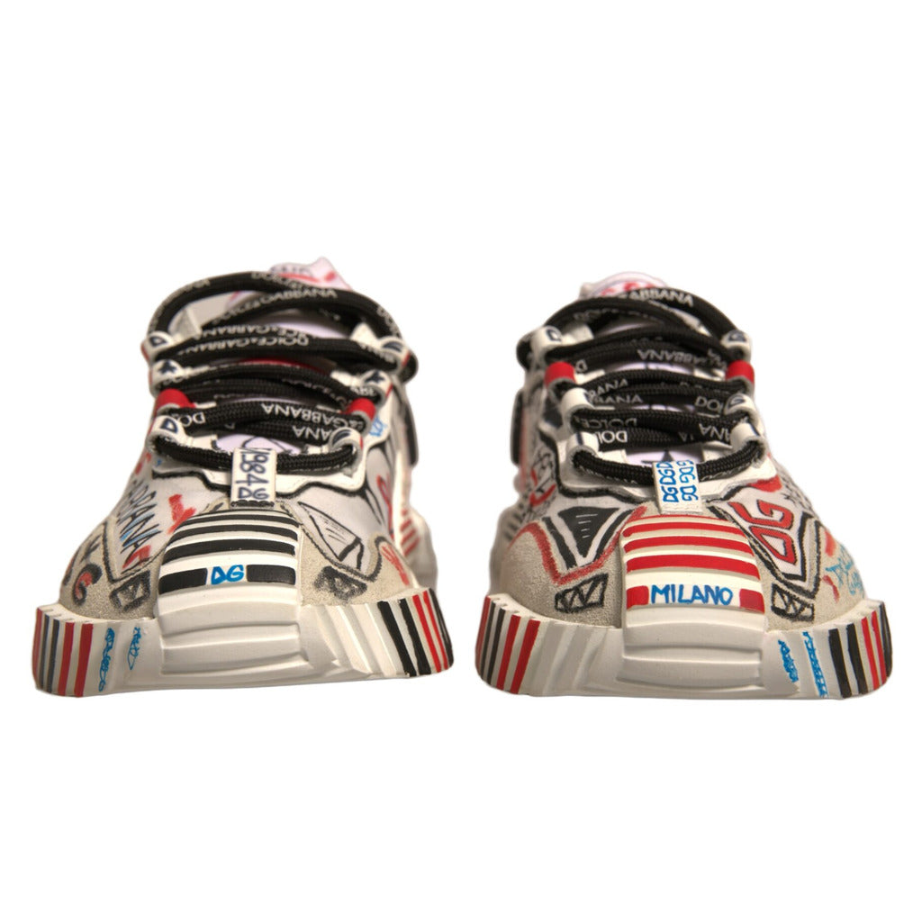 Dolce & Gabbana · Weiße Graffiti Milano Sneaker