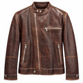 Dolce & Gabbana · Lederjacke mit asymmetrischem Reißverschluss