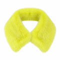 Anna Molinari · Cuello de visón color lima