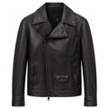 Dolce & Gabbana Men's Black Leather Biker Jacket