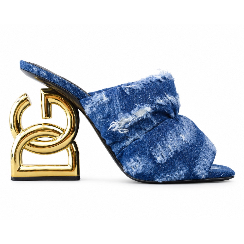 Dolce & Gabbana · Sandales en cuir à talon DG