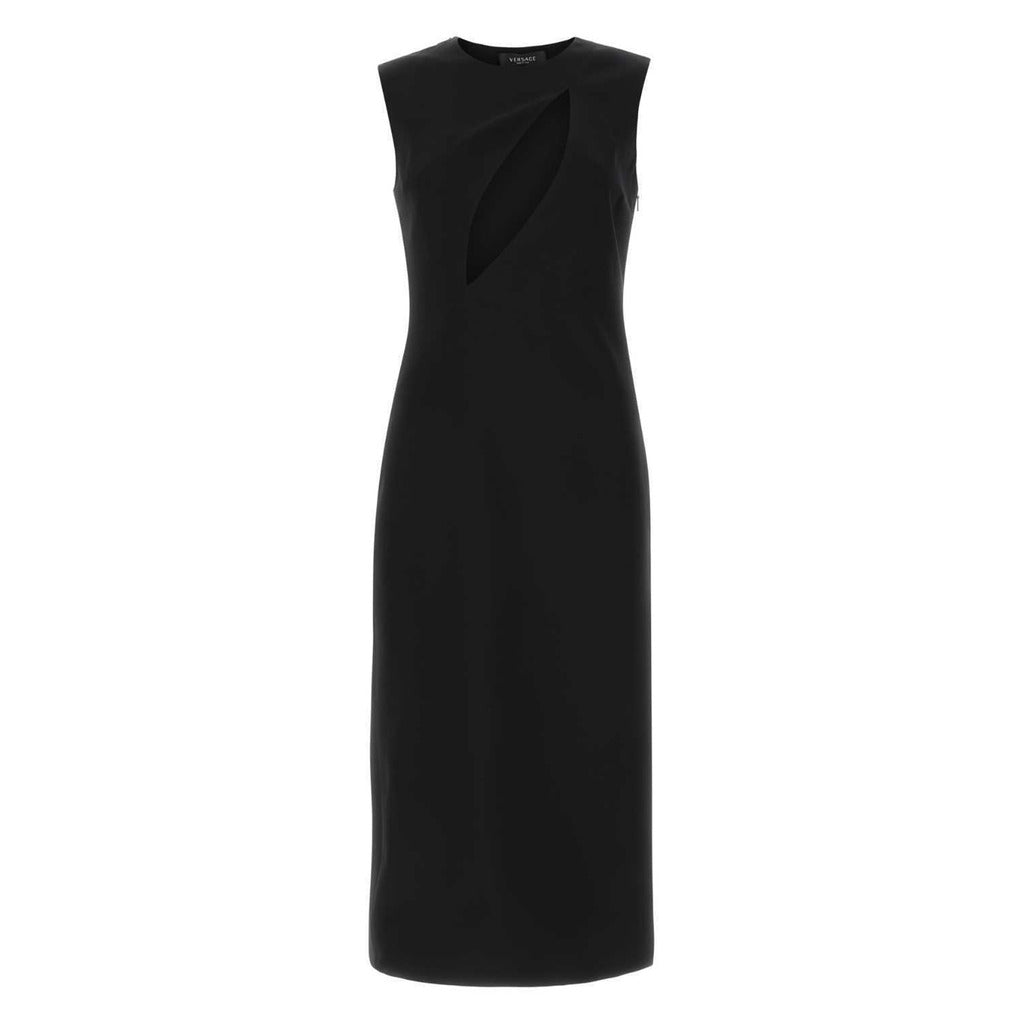 Versace · Vestido de viscosa con aberturas laterales