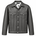 Dolce & Gabbana · Graue technische Jacke mit gummiertem Finish