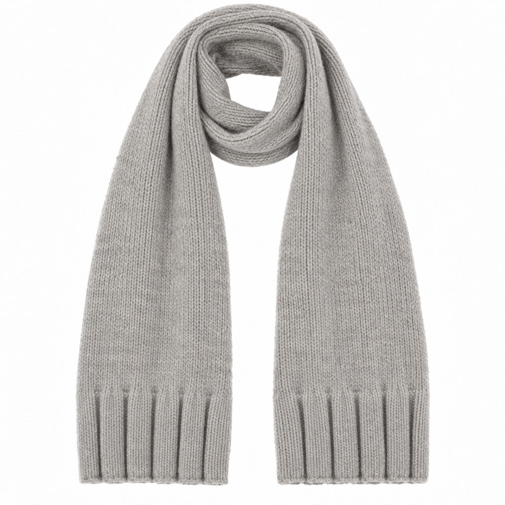 Anna Molinari · Étole gris métallisée en mélange de laine