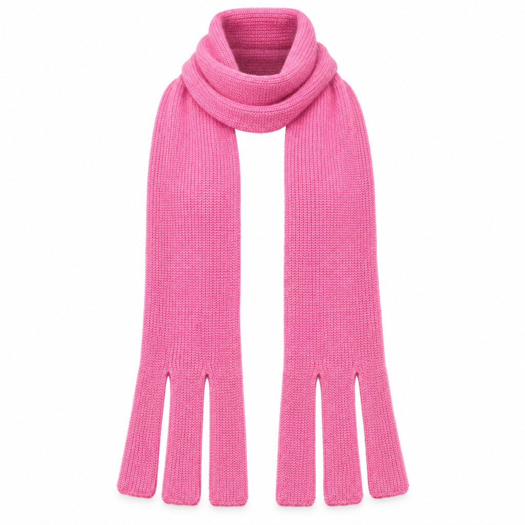 Anna Molinari · Strickstola in Zyklamenfarbe