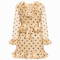 Valentino- Robe en soie à pois