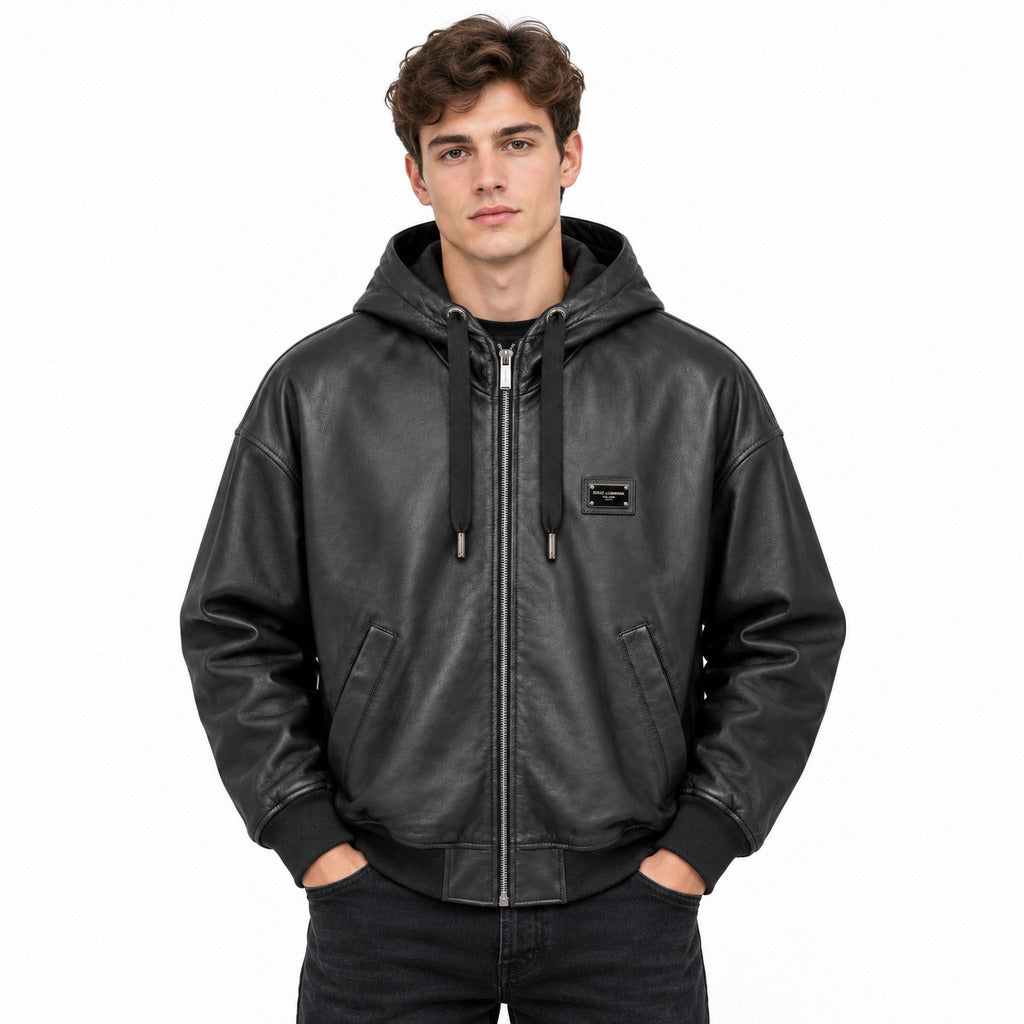Dolce & Gabbana Men's Black Lambskin Jacket