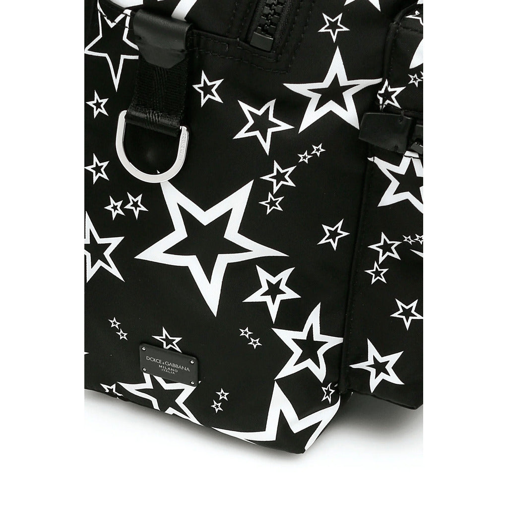 Dolce & Gabbana · schwarzer Rucksack mit Sternenmuster
