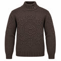 Dolce & Gabbana Men's Embossed-Logo Sweater – Brown