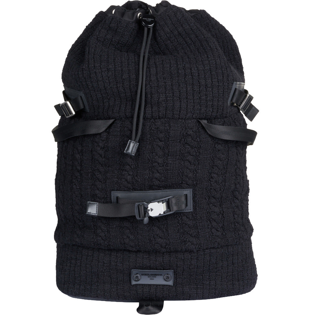 Dolce & Gabbana · Sac à dos noir à texture de point
