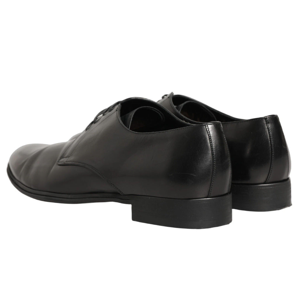 Dolce & Gabbana · Black Leather Derby Shoes