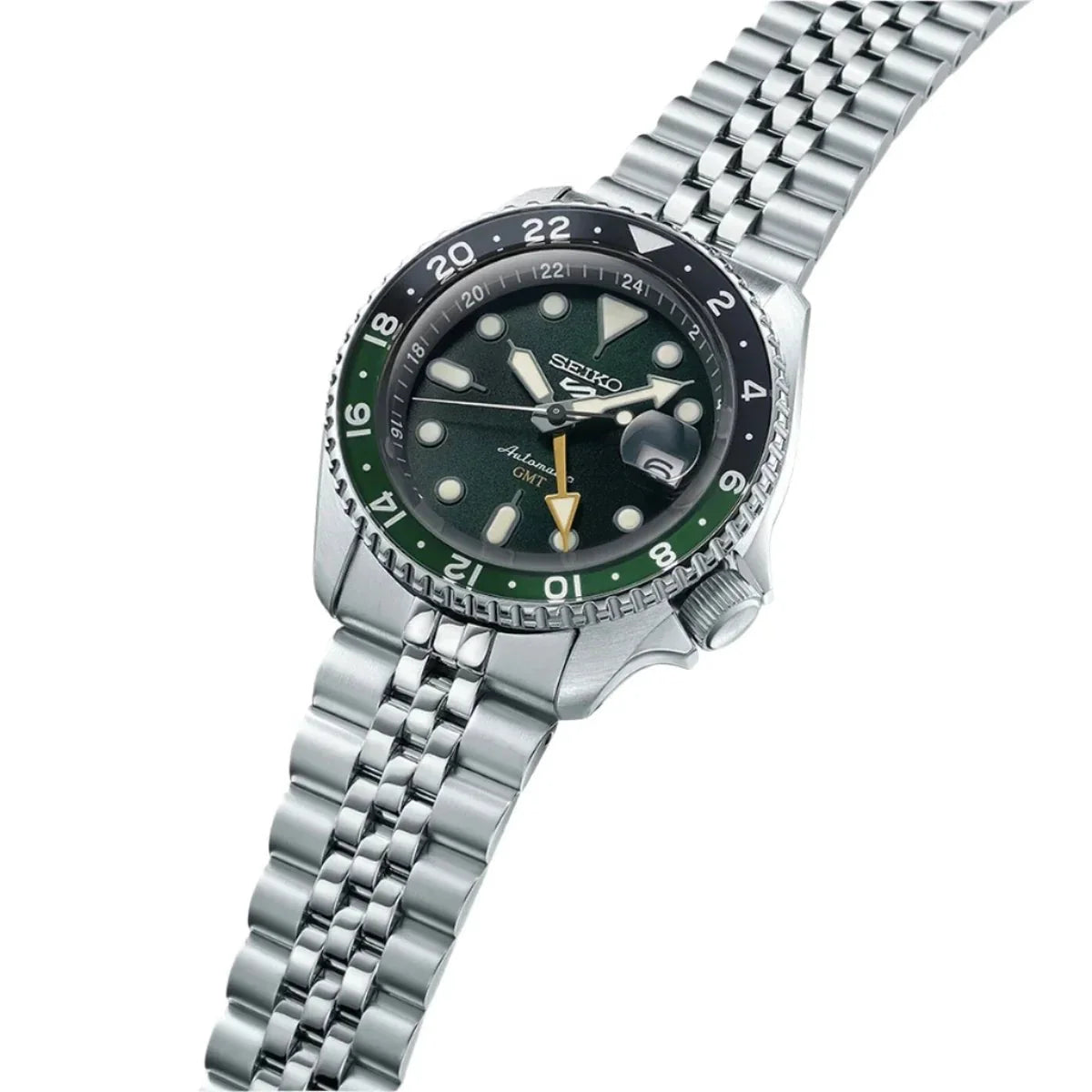 Seiko 5 Sports GMT SSK035K1 · Automático verde