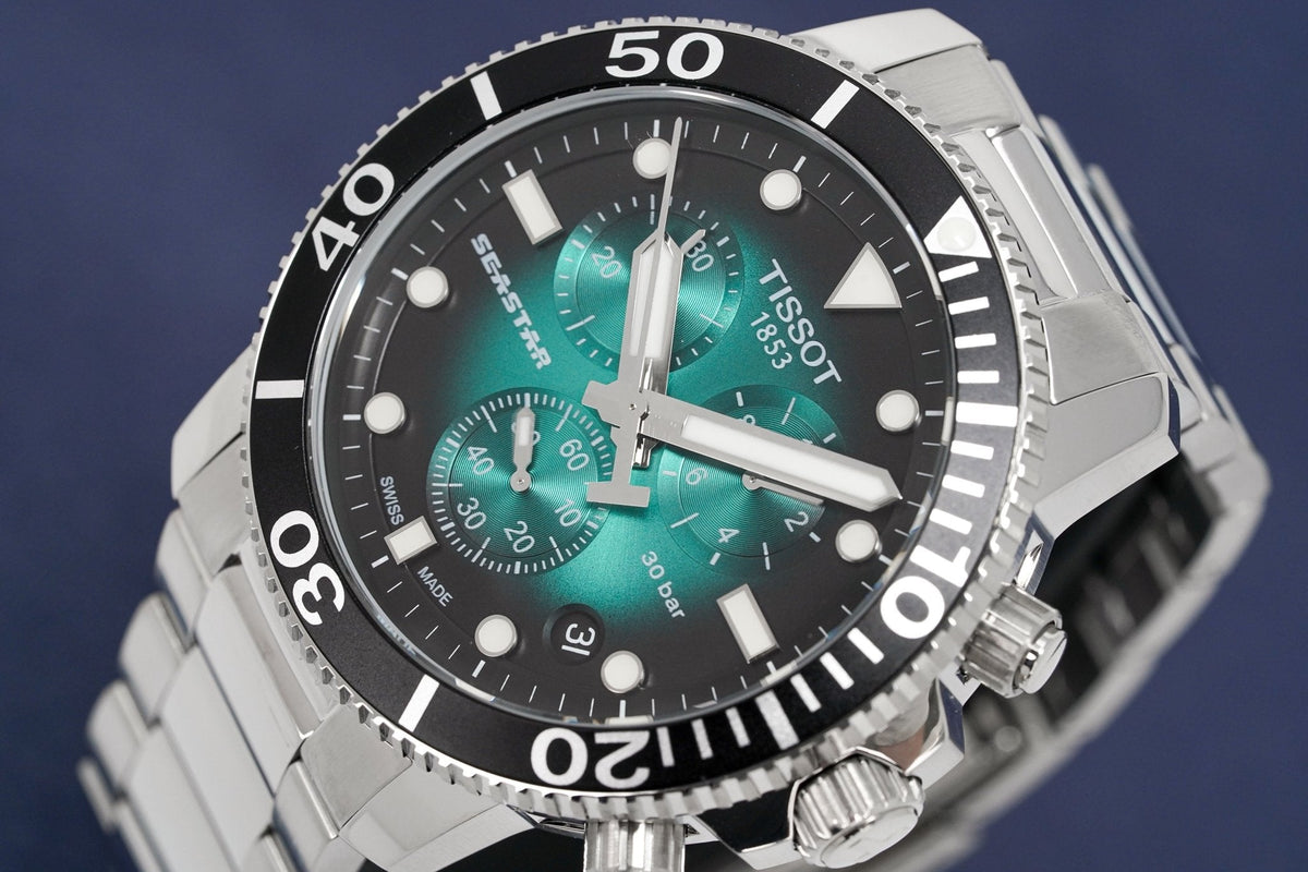 Tissot Seastar 1000 Chronograph T120.417.11.091.01 · Verde