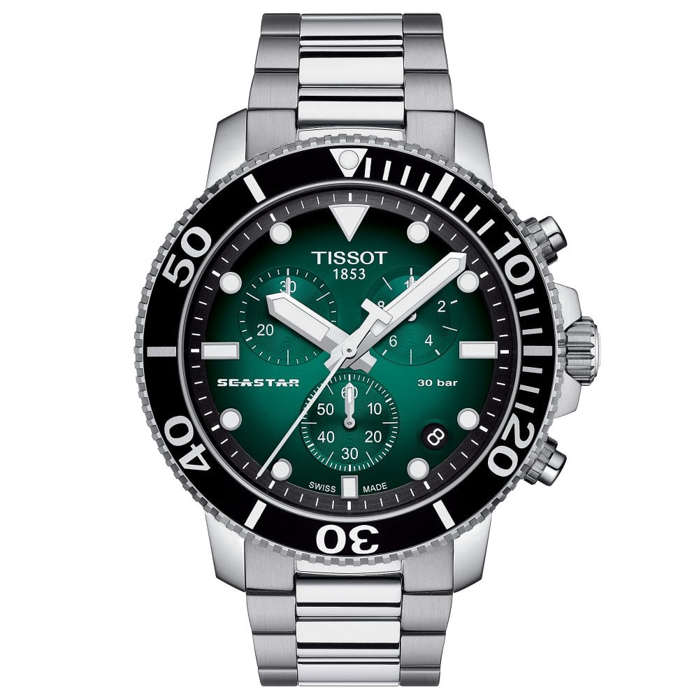 Tissot Seastar 1000 Chronograph T120.417.11.091.01 · Verde