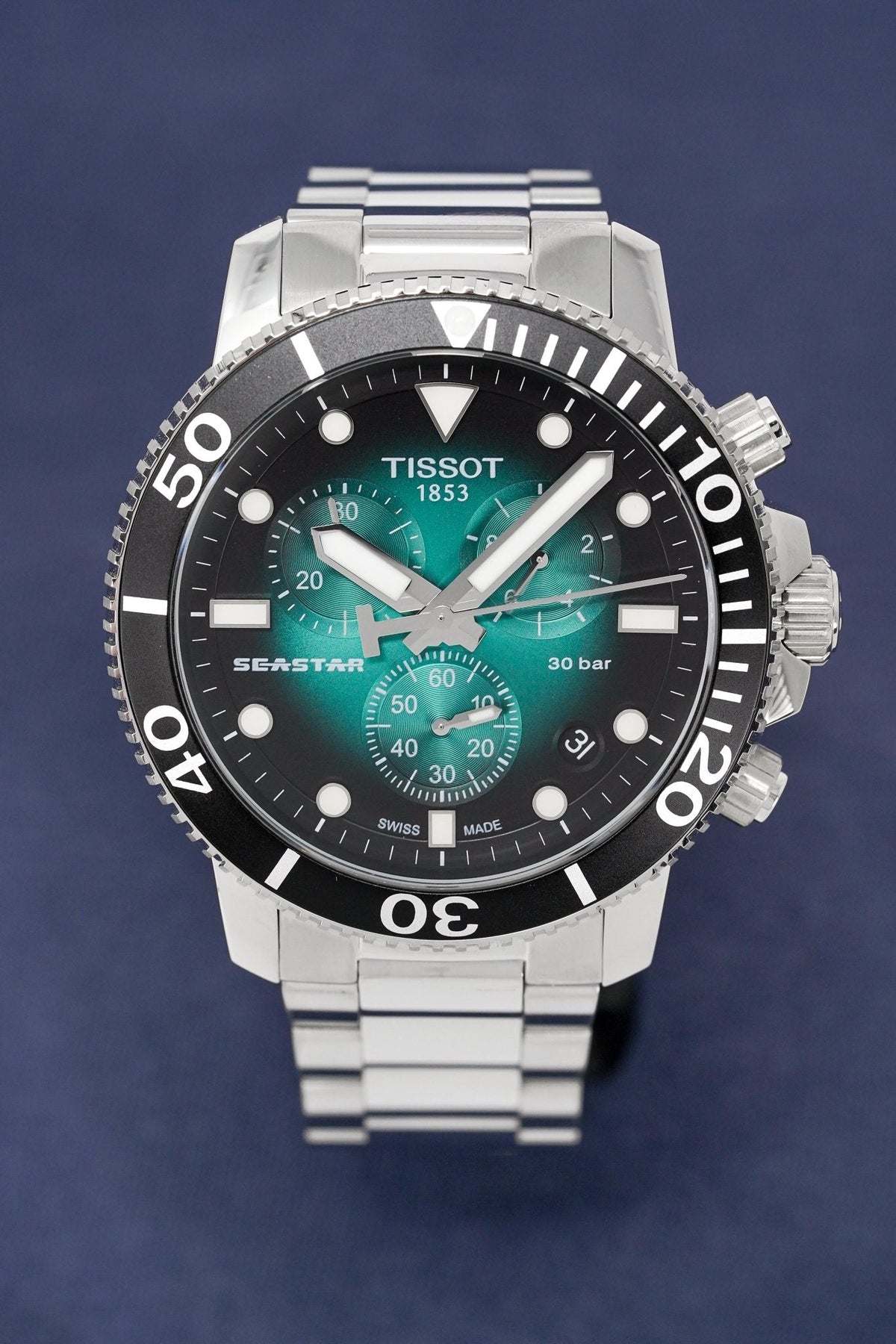 Tissot Seastar 1000 Chronograph T120.417.11.091.01 · Verde