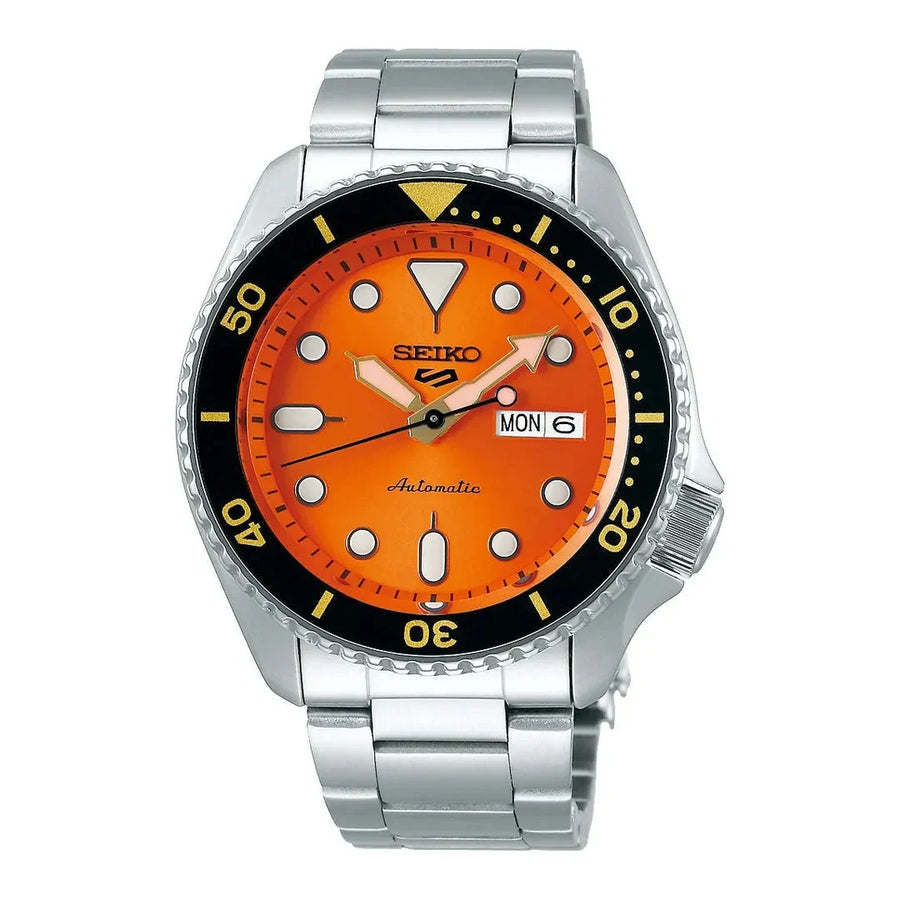 Seiko 5 Sports SRPD59K1 · Automático naranja