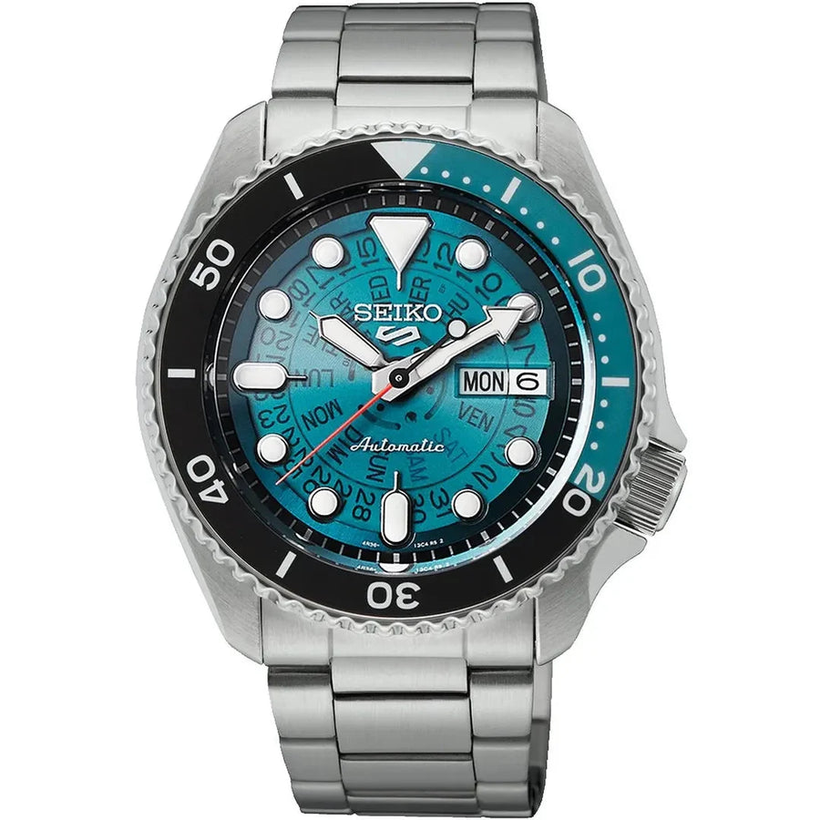 Seiko 5 Sports SRPJ45K1 Time Sonar · Automático azul